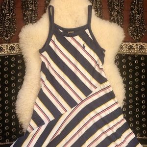 Ralph Lauren Girls Striped Sundress; Size 5